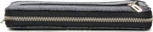 Guess, Vikky Zip Around, Textile Wallet, SWSG6995460, Black, For Women For Women 5