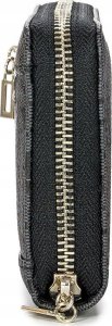 Guess, Vikky Zip Around, Textile Wallet, SWSG6995460, Black, For Women For Women 6