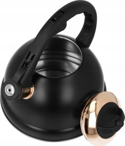 CZAJNIK STALOWY 2.7L INDUKCJA GAZ BRUNBESTE BB-2419 CZARNY ROSE GOLD 2