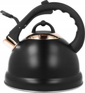 CZAJNIK STALOWY 2.7L INDUKCJA GAZ BRUNBESTE BB-2419 CZARNY ROSE GOLD 3