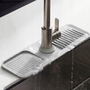 UNIWERSALNA MATA OCIEKOWA SILIKONOWA DO ZLEWU ZLEWOZMYWAKA 45 x 14cm BRUNBESTE BB-3329 SZARA 3