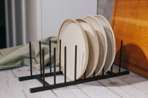 ORGANIZER STOJAK UCHWYT PODSTAWKA NA 8 POKRYWEK 35 x 12cm BRUNBESTE BB-3445 2