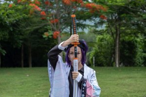 Special Replicas Miecz Katana Demon Slayer Shinobu Kocho's Drewniany JT10658W 13
