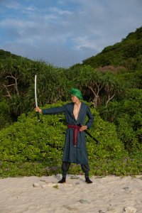 Miecz Katana Roronoa Zoro Yubashiri One Piece Drewniany JT10510 13