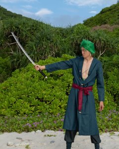 Miecz Katana Roronoa Zoro Yubashiri One Piece Drewniany JT10510 4