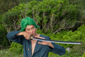 Miecz Katana Roronoa Zoro Yubashiri One Piece Drewniany JT10510 8
