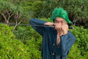 Miecz Katana Roronoa Zoro Yubashiri One Piece Drewniany JT10510 9