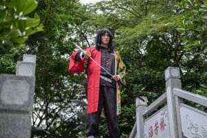 Miecz Katana Demon Slayer Tomioka Giyuu's Drewniany JT10654 11