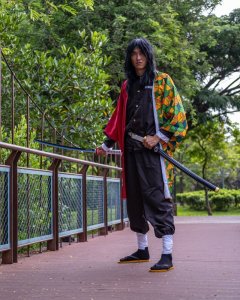 Miecz Katana Demon Slayer Tomioka Giyuu's Drewniany JT10654 4