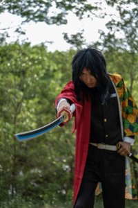 Miecz Katana Demon Slayer Tomioka Giyuu's Drewniany JT10654 8