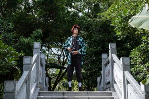 Miecz Katana Demon Slayer Tanjiro Kamado's Drewniany JT10666 12