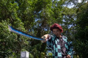 Miecz Katana Demon Slayer Kamado's Nichirin Drewniany JT10014 11