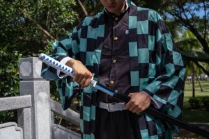 Miecz Katana Demon Slayer Kamado's Nichirin Drewniany JT10014 12