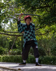 Miecz Katana Demon Slayer Kamado's Nichirin Drewniany JT10014 5