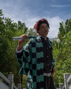 Miecz Katana Demon Slayer Kamado's Nichirin Drewniany JT10014 9