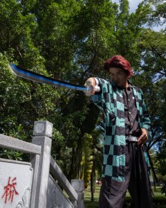 Miecz Katana Demon Slayer Kamado's Nichirin Drewniany JT10014 10