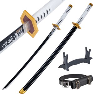 Miecz Katana Demon Slayer Giyu Tomioka's Nichirin Drewniany JT10054 1