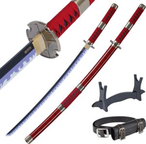 Miecz Katana Roronoa Zoro Sandai Kitetsu One Piece Drewniany JT10513-2 1
