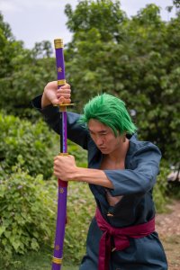 Miecz Katana Roronoa Zoro Purple Enma One Piece Drewniany JT10661PU-2 11