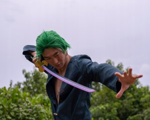 Miecz Katana Roronoa Zoro Purple Enma One Piece Drewniany JT10661PU-2 6