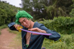 Miecz Katana Roronoa Zoro Purple Enma One Piece Drewniany JT10661PU-2 7