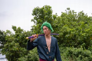 Miecz Katana Roronoa Zoro Purple Enma One Piece Drewniany JT10661PU-2 9