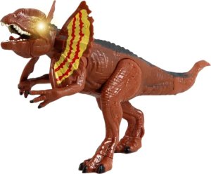 DINOZAUR EFEKTY ŚWIETLNE I DŹWIĘKOWE RUCHOMY ŚWIECĄCE OCZY RYCZY 2