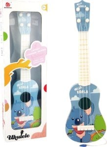 UKULELE GITARA DZIECIĘCA INSTRUMENT MUZYCZNY MIĘKKIE STRUNY MUZYKA 1