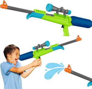 DUŻY KARABIN PISTOLET NA WODĘ BROŃ WODNA ZABAWKA ZESTAW ŚMINGUS-DYNGUS 1