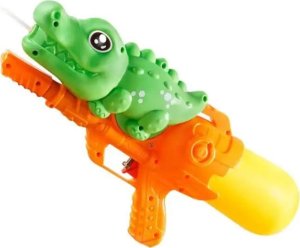 PISTOLET NA WODĘ KROKODYL KARABIN BROŃ ZABAWKA WODNA ZESTAW DLA DZIECI 4