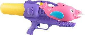 PISTOLET NA WODĘ KARABIN DELFIN BROŃ ZABAWKA WODNA ZESTAW DLA DZIECI 2