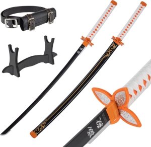 Miecz Katana Demon Slayer Shinobu Kocho's Drewniany JT10658BK 1