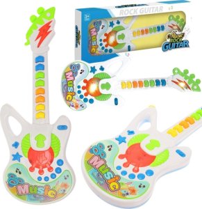 GITARA INTERAKTYWNA DLA DZIECI EFEKTY ŚWIETLNE INSTRUMENT MUZYCZYNY 1
