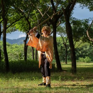 Special Replicas Miecz Katana Demon Slayer Zenitsu Agatsuma's Nichirin Drewniany JT10053 13