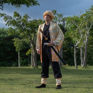 Special Replicas Miecz Katana Demon Slayer Zenitsu Agatsuma's Nichirin Drewniany JT10053 5