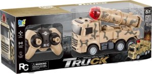 CIĘŻARÓWKA POJAZD WOJSKOWY ZDALNIE STEROWANY WYRZUTNIA RAKIETOWA DŹWIĘK LED 7