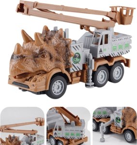 ProNice AUTO CIĘŻARÓWKA ZDALNIE STEROWANA DINOZAUR MUZYKA KOSZ STRAŻ NA PILOT RC 4