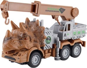 AUTO SAMOCHÓD CIĘŻARÓWKA ZDALNIE STEROWANA DINOZAUR DUŻA HAK ŚWIATŁO DŹWIĘK 2