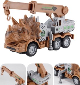 AUTO SAMOCHÓD CIĘŻARÓWKA ZDALNIE STEROWANA DINOZAUR DUŻA HAK ŚWIATŁO DŹWIĘK 5