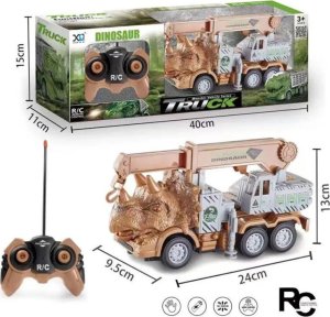 AUTO SAMOCHÓD CIĘŻARÓWKA ZDALNIE STEROWANA DINOZAUR DUŻA HAK ŚWIATŁO DŹWIĘK 7