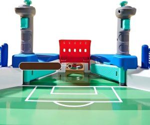 MINI PIŁKARZYKI STOŁOWA GRA ZRĘCZNOŚCIOWA BOISKO PIŁKA NOŻNA MURAWA PIŁKI 7