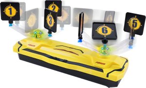 ZESTAW RUCHOMY OBROTOWY CEL EFEKTY DŹWIĘKOWE ŚWIETLNE 3 TRYBY SZYBKOŚCI 4