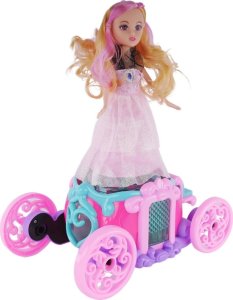 KSIĘŻNICZKA W KAROCY POZYTYWKA DLA DZIECI LALKA EFEKTY ŚWIETLNE I MELODIE 4