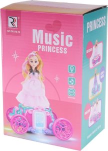 KSIĘŻNICZKA W KAROCY POZYTYWKA DLA DZIECI LALKA EFEKTY ŚWIETLNE I MELODIE 7