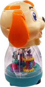 INTERAKTYWNY PIESEK POZYTYWKA SKARBONKA ZABAWKA ŚWIATEŁKA MELODIE ZĘBATKI 4