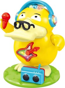 INTERAKTYWNA KACZKA ZABAWKA DLA DZIECI EFEKTY ŚWIETLNE I DŹWIĘKOWE TANIEC 5