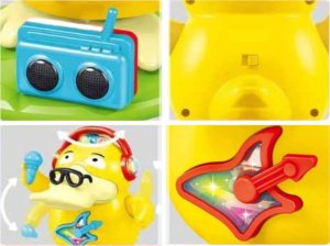 INTERAKTYWNA KACZKA ZABAWKA DLA DZIECI EFEKTY ŚWIETLNE I DŹWIĘKOWE TANIEC 8