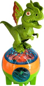 DINOZAUR INTERAKTYWNY POZYTYWKA LAMPKA EFEKTY ŚWIETLNE I DŹWIĘKOWE ZABAWKA 2