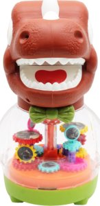 INTERAKTYWNY DINOZAUR POZYTYWKA SKARBONKA ZABAWKA ŚWIATEŁKA MELODIE ZĘBATKI 4