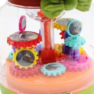 INTERAKTYWNY DINOZAUR POZYTYWKA SKARBONKA ZABAWKA ŚWIATEŁKA MELODIE ZĘBATKI 6